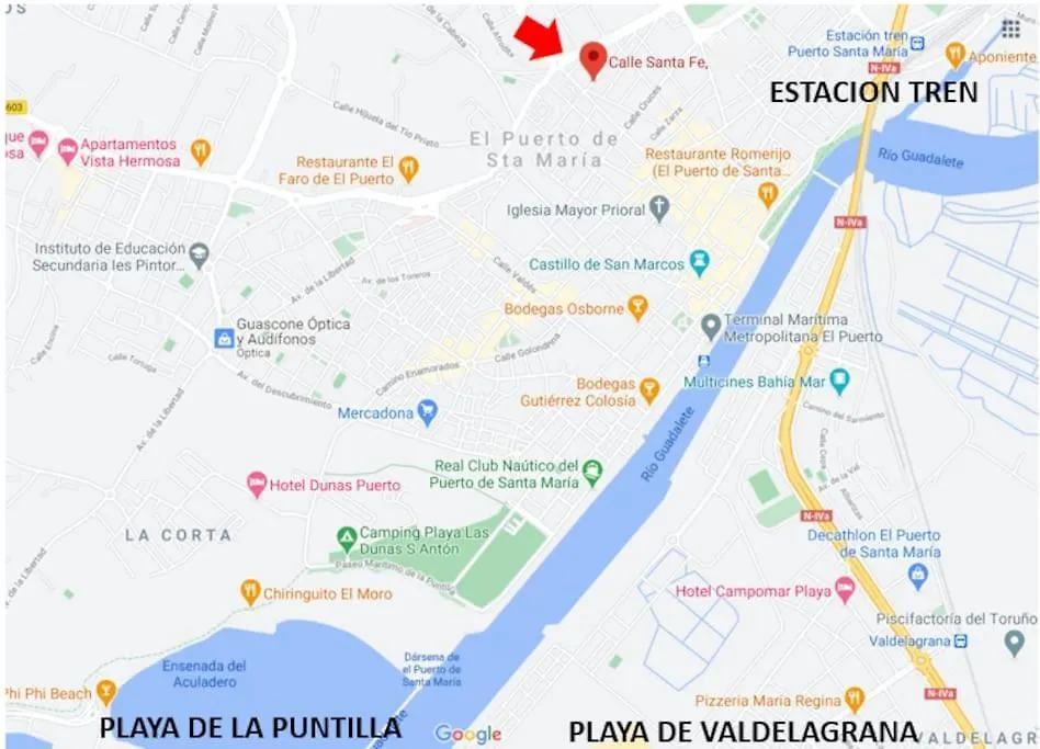 P Casa Con Azotea Privada Y Centrica. Wifi+Netflix Villa El Puerto de Santa Maria Spain